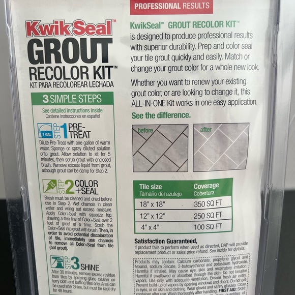 Dap Other Dap Kwik Seal Grout Recolor Kit Color Almond Poshmark